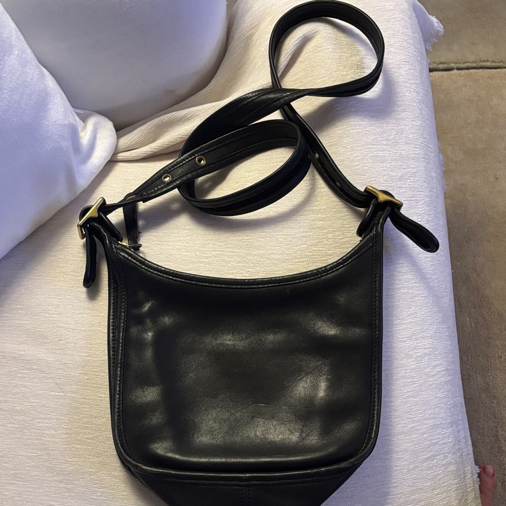 COACH Vintage Janice Ricardi-Desantos Legacy Crossbody Bag Purse 9950 Black